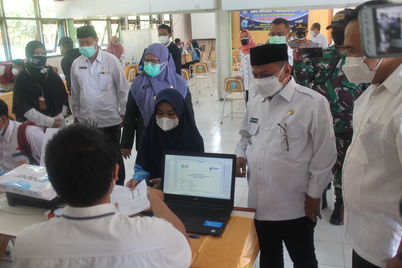 Launcing Kegiatan Vaksinasi Covid-19 untuk Pelajar